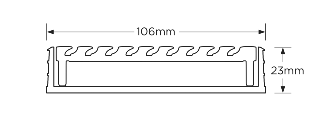 100AAGALLBL20 Linear Drain