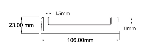 100TIGALLBL20 Tile Insert Drain